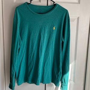 Men’s teal with yellow logo polo Ralph Lauren size medium great condition